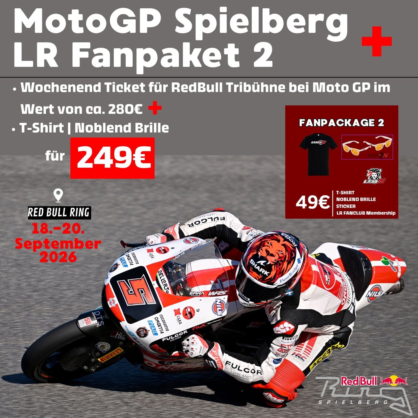 MotoGP Spielberg Fanpackage 2 Herren