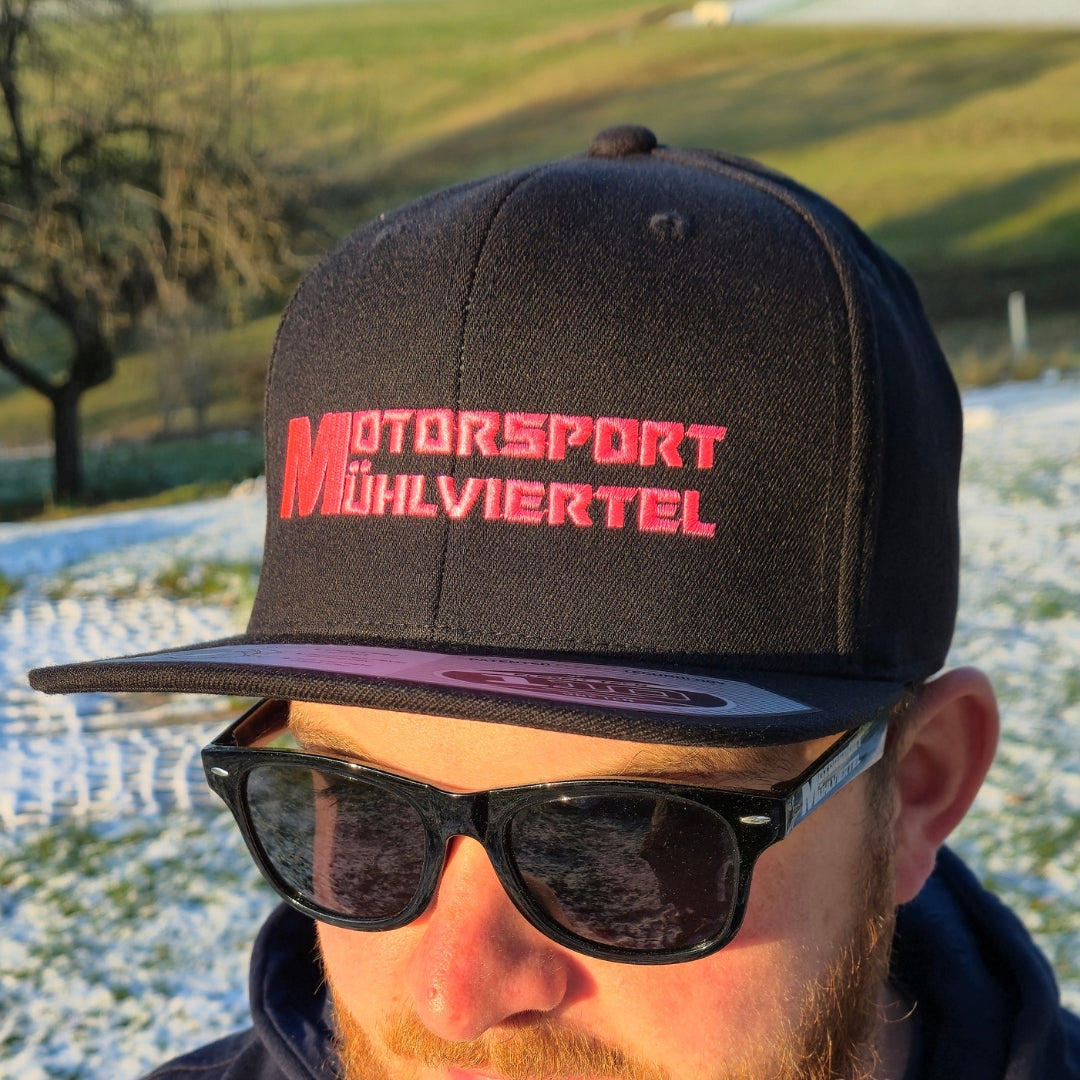 Motorsport Mühlviertel BLACK Cap Neon Stick