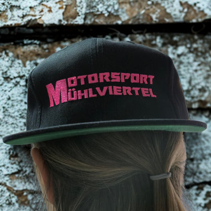 🧢 MSMV Kinder Cap – Schwarz mit Neon-Stick