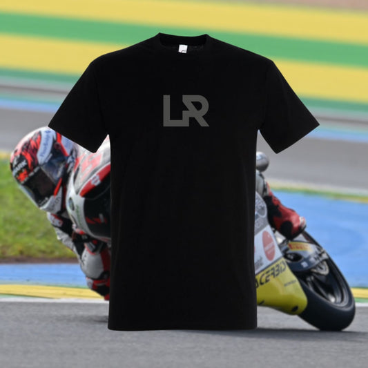 Shirt LR-Logo – Herren (schwarz / grauer Aufdruck)