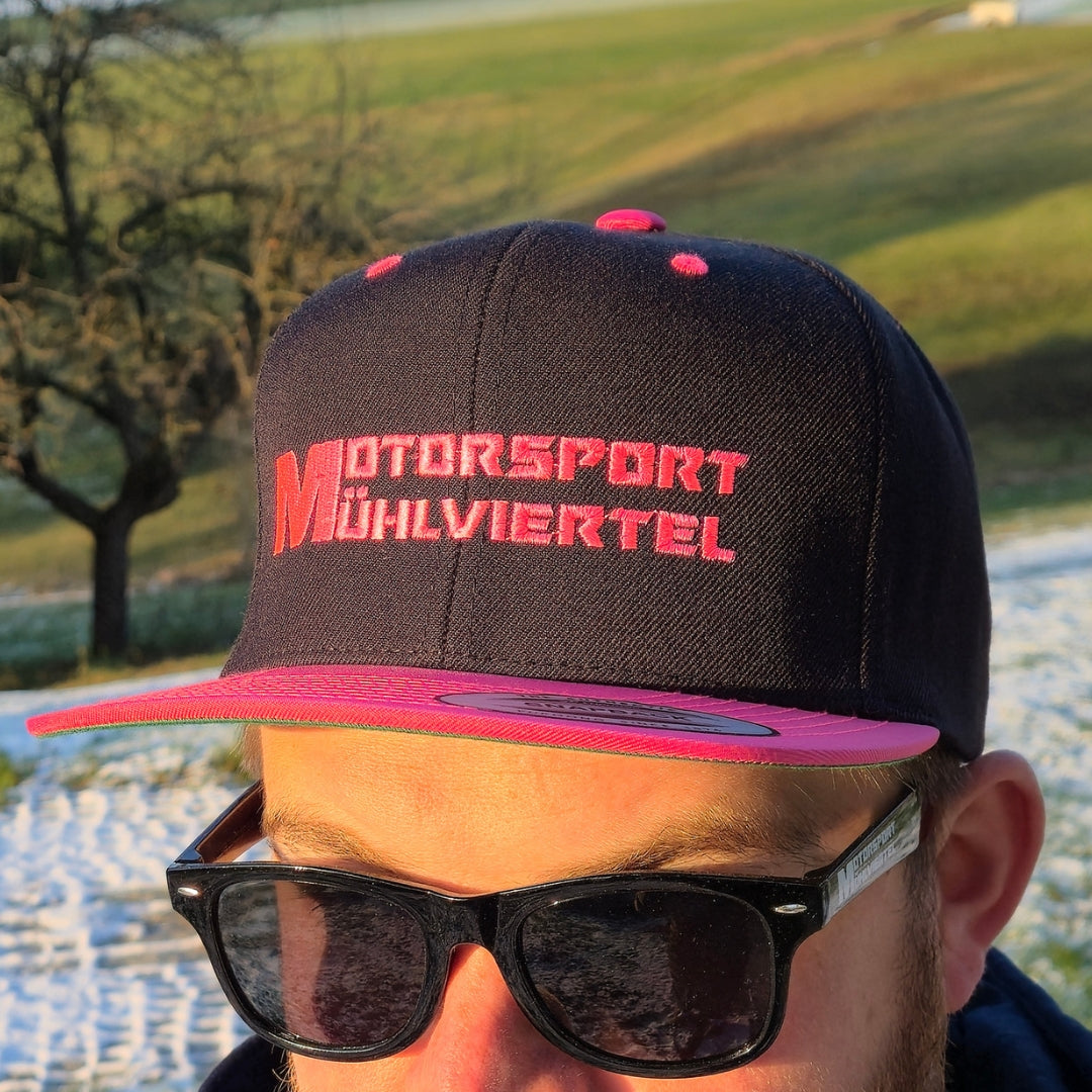 Motorsport Mühlviertel Black Snapback – Neon Edition